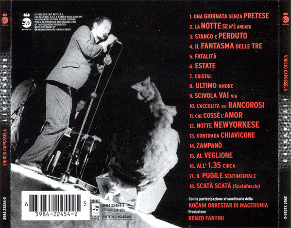 Vinicio Capossela : Live In Volvo (CD, Album, RP)