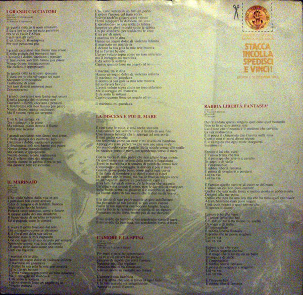 Ornella Vanoni : Uomini (LP, Album)