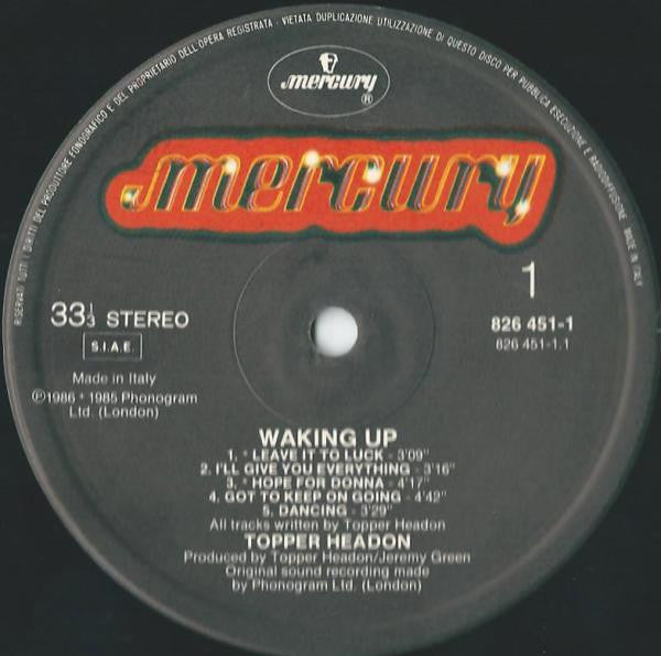 Topper Headon : Waking Up (LP, Album)