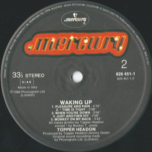 Topper Headon : Waking Up (LP, Album)