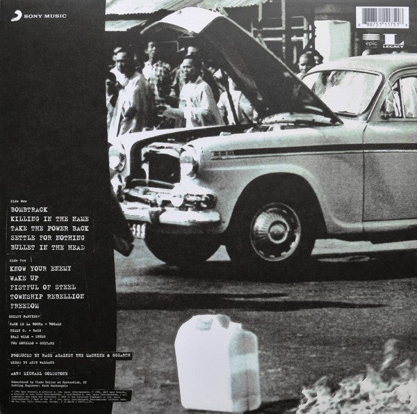 Rage Against The Machine : Rage Against The Machine (LP, Album, RE, RM)