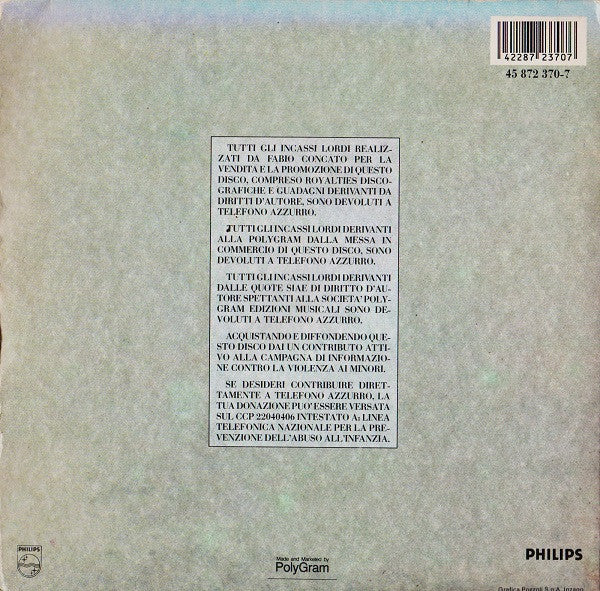 Fabio Concato : 051/222525 (7")