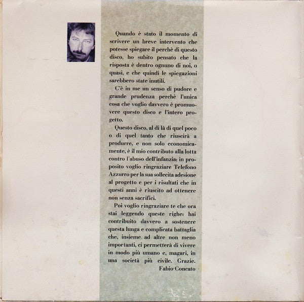 Fabio Concato : 051/222525 (7")