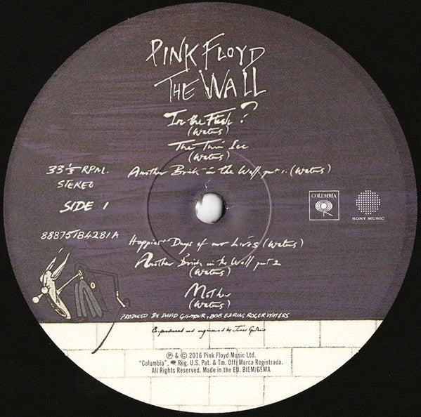 Pink Floyd : The Wall (2xLP, Album, RE, RM, RP, 180)