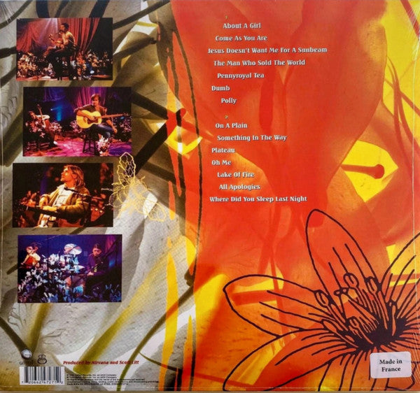 Nirvana : MTV Unplugged In New York (LP, Album, RE, Mad)