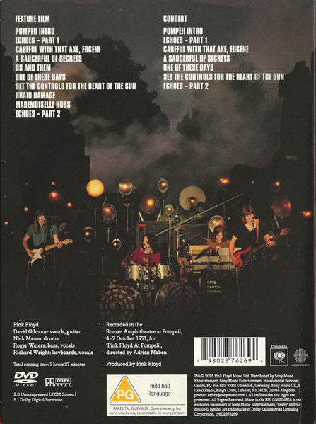 Pink Floyd : Pink Floyd At Pompeii MCMLXXII (DVD-V, RE, Multichannel, NTSC)