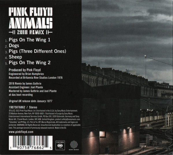 Pink Floyd : Animals (2018 Remix) (CD, Album, RE, RM, Dig)