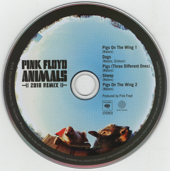 Pink Floyd : Animals (2018 Remix) (CD, Album, RE, RM, Dig)