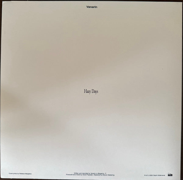 Vanarin : Hazy Days (LP, Album, Cle)