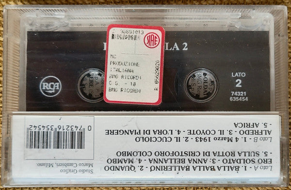 Lucio Dalla : Lucio Dalla 2 (Cass, Comp)