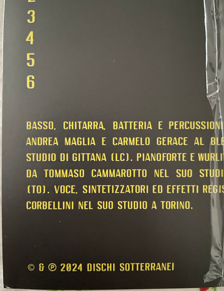 Post Nebbia : Pista Nera (LP, Album, RE)