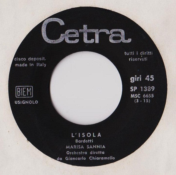 Marisa Sannia : Una Donna Sola (7")