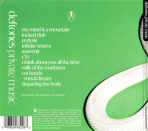 Deftones : Private Music (CD, Album)