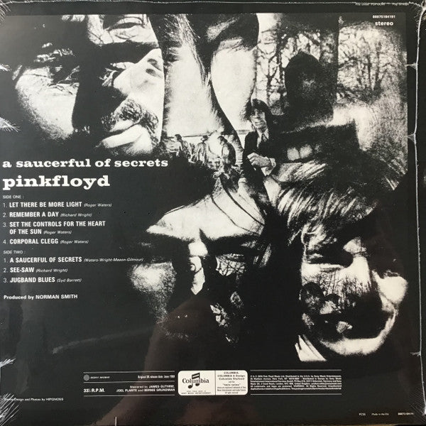 Pink Floyd : A Saucerful Of Secrets (LP, Album, RE, RM, 180)