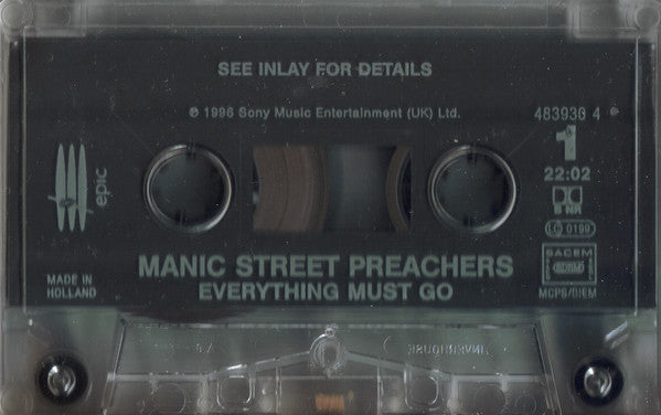 Manic Street Preachers : Everything Must Go (Cass, Album)