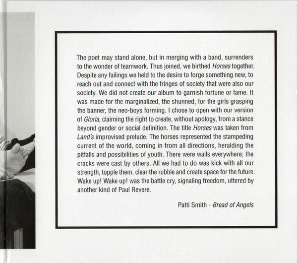 Patti Smith : Horses (2xCD, Album, RE, RM, 50t)