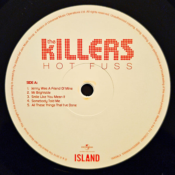 The Killers : Hot Fuss (LP, Album, RE, RP, 180)