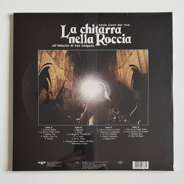 Lucio Corsi : La Chitarra Nella Roccia - Lucio Corsi Dal Vivo All’Abbazia di San Galgano (2xLP, Album)