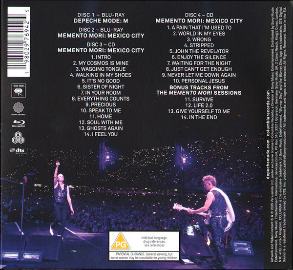 Depeche Mode : M (Blu-ray, Multichannel, HD, + Blu-ray, HD + 2xCD, A)