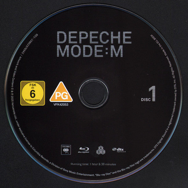 Depeche Mode : M (Blu-ray, Multichannel, HD, + Blu-ray, HD + 2xCD, A)