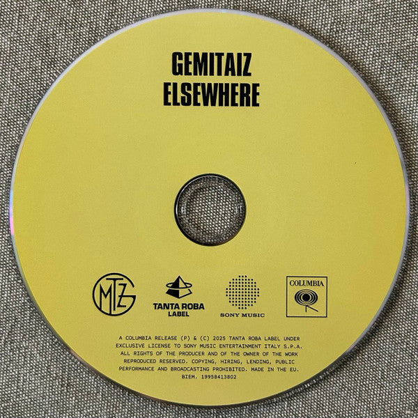 Gemitaiz : Elsewhere (CD, Album)