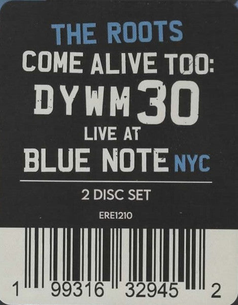The Roots : The Roots Come Alive Too: DYWM30 Live At Blue Note NYC (2xCD, Album)