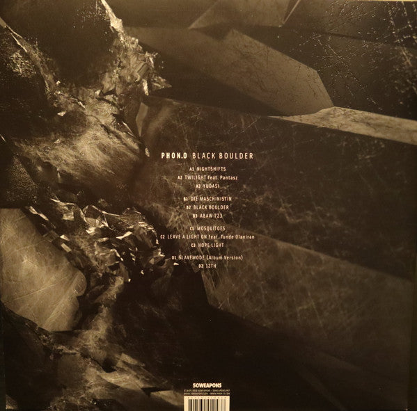 Phon.o : Black Boulder (2x12", Album)