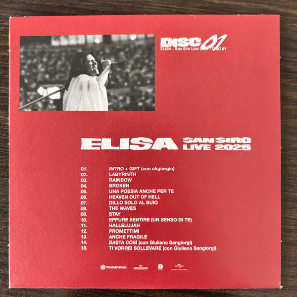 Elisa : San Siro Live 2025 (2xCD)