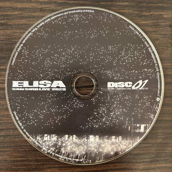 Elisa : San Siro Live 2025 (2xCD)