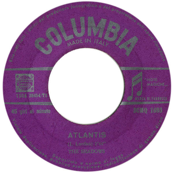 The Shadows : Atlantis (7", pur)