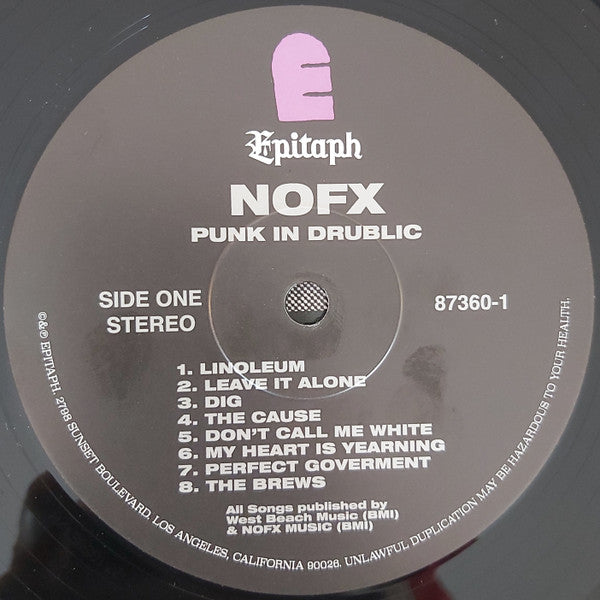 NOFX : Punk In Drublic (LP, Album, RE)