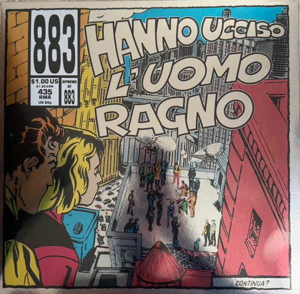 883 : Hanno Ucciso L’Uomo Ragno (LP, Album, Ltd, Num, Cry)