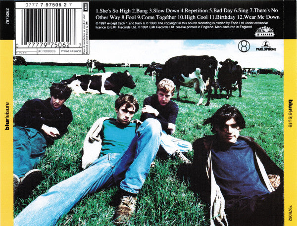 Blur : Leisure (CD, Album, RP)