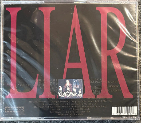 The Jesus Lizard : Liar (CD, Album, RE, RM, RP, Jew)