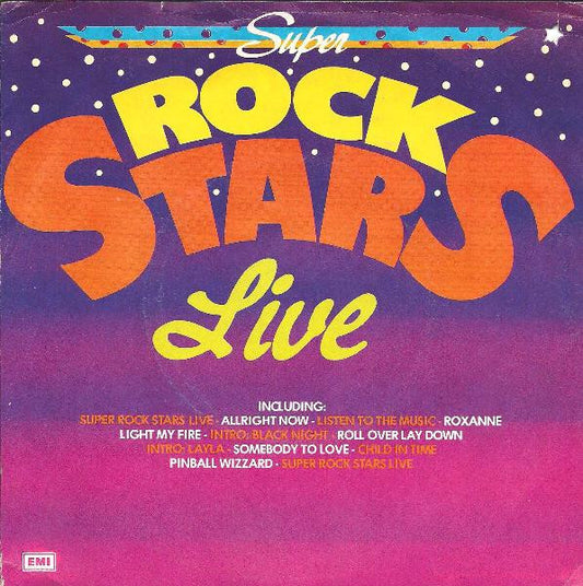 Super Rock Stars Live : Medley (7", P/Mixed)
