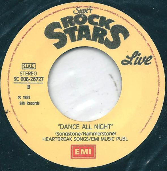 Super Rock Stars Live : Medley (7", P/Mixed)