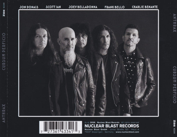 Anthrax : Cursum Perficio (CD, Album)