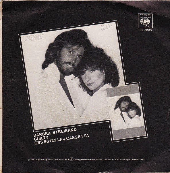 Barbra Streisand Duetto Con Barry Gibb : Guilty (7", Single)