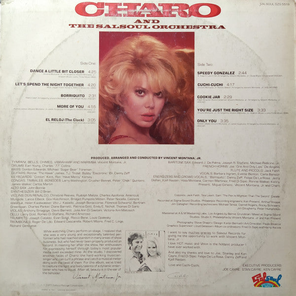 Charo And The Salsoul Orchestra : Cuchi-Cuchi (LP, Album)