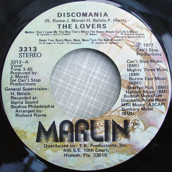 The Lovers (5) : Discomania (7")