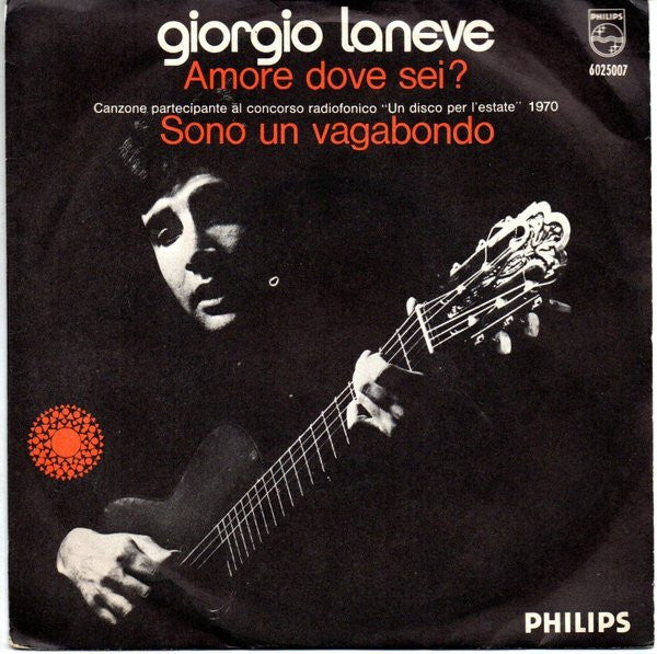 Giorgio Laneve : Amore Dove Sei? (7", Single, Mono)