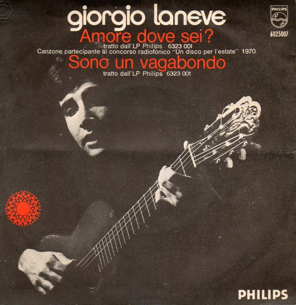 Giorgio Laneve : Amore Dove Sei? (7", Single, Mono)