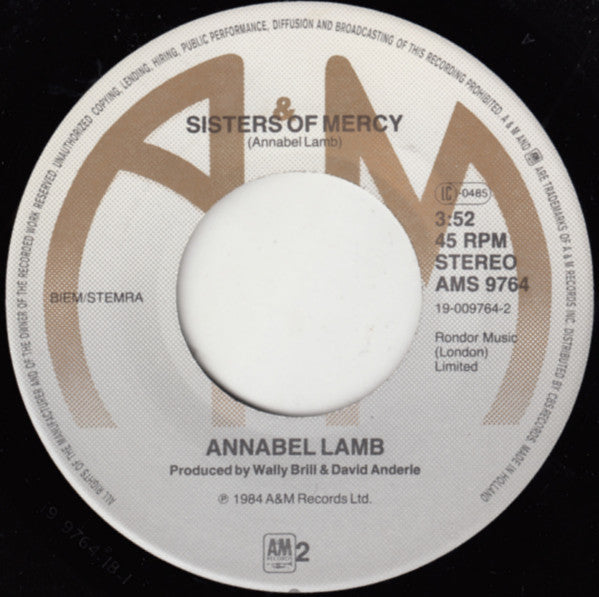 Annabel Lamb : The Flame (7", Single)