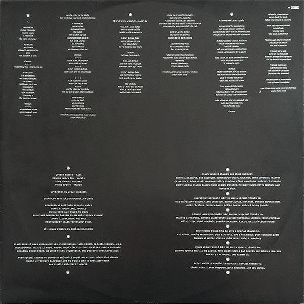 Black Sabbath : Dehumanizer (LP, Album)