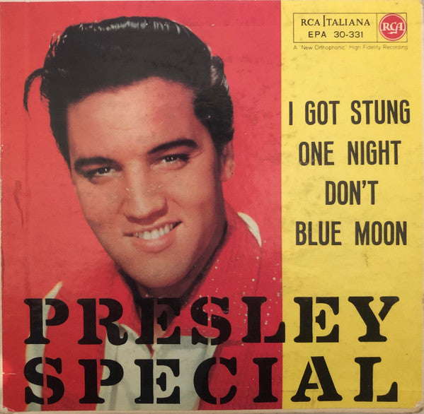 Elvis Presley : Presley Special (7", EP, Mono)