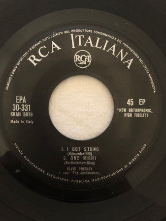 Elvis Presley : Presley Special (7", EP, Mono)