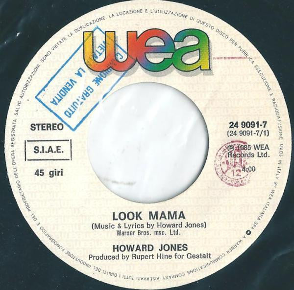 Howard Jones : Look Mama (7")