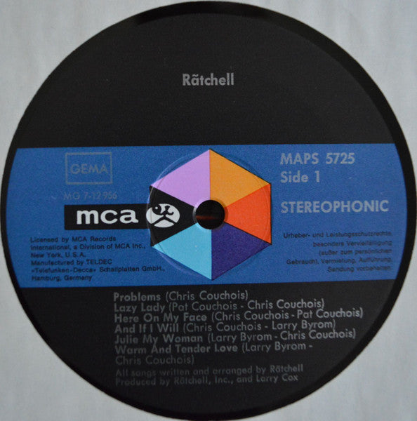 Ratchell : Ratchell (LP, Album)