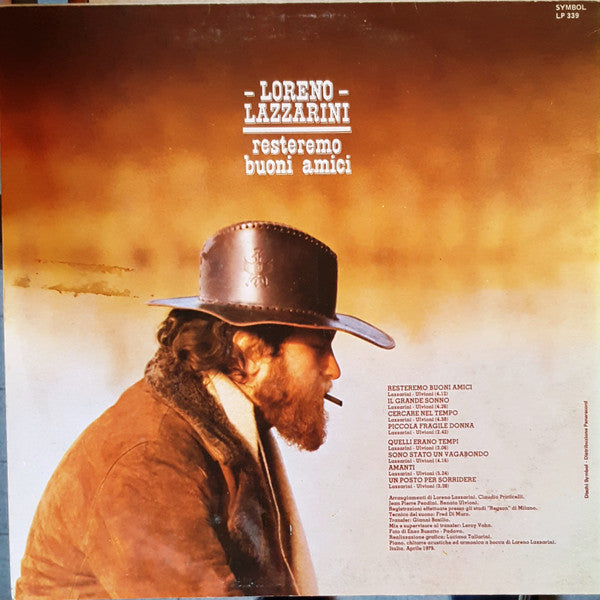 Loreno Lazzarini : Resteremo Buoni Amici (LP)