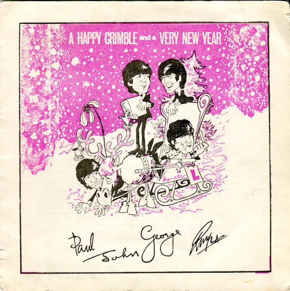The Beatles : A Happy Crimble And A Very New Year (Flexi, 7", S/Sided, Ltd, Gat)